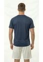 Camiseta Deportiva Azul Manga Ranglán Para Hombre de Belife