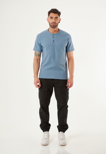Jogger Cargo Negro Para Hombre