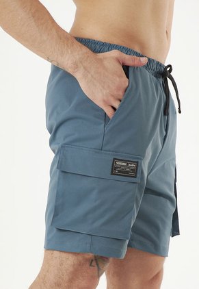 Bermuda Azul Para Hombre