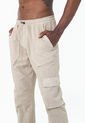 Pantalón Café Con Bolsillos Laterales Para Hombre Belife de Belife