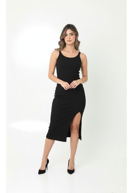 Vestido Largo Negro Para Mujer