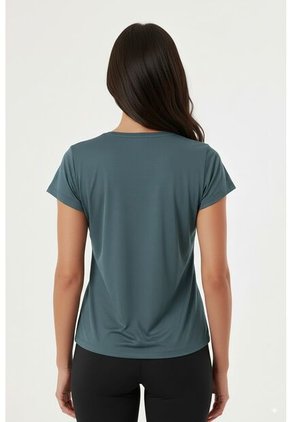 Camiseta Deportiva Verde Manga Corta