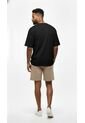 Camiseta Oversize Negro Para Hombre de Belife
