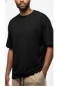 Camiseta Oversize Negro Para Hombre de Belife