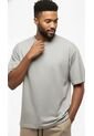 Camiseta Oversize Gris Para Hombre de Belife