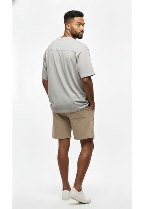 Camiseta Oversize Gris Para Hombre