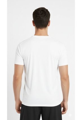 Camiseta Deportiva Blanca Para Hombre