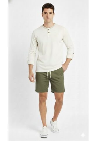 Camiseta Manga Larga Ivory Para Hombre Belife