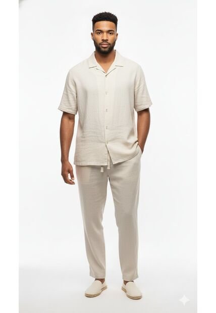 Camisa Semilla En Lino Para Hombre