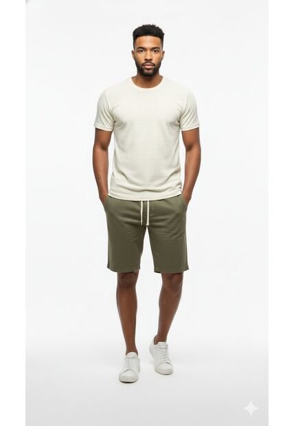 Camiseta Manga Corta Ivory Para Hombre