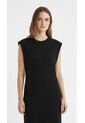 Vestido Negro En Rib Para Mujer de Belife