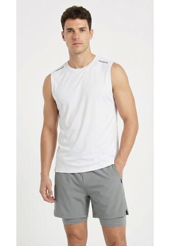 Pantaloneta Deportiva Gris Para Hombre Belife