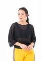 Camiseta Crop En Malla Para Mujer Belife de Belife