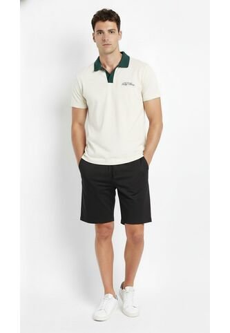 Bermuda Negra Para Hombre Belife