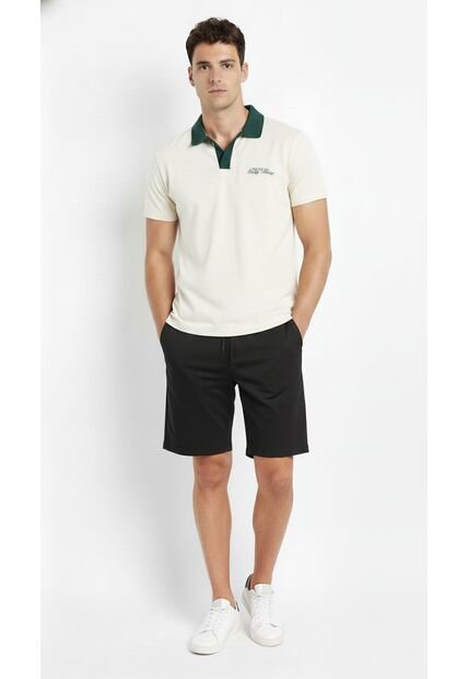 Bermuda Negra Para Hombre