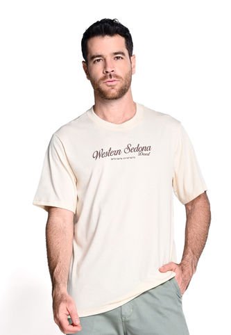 Camiseta Manga Corta Estampada Belife