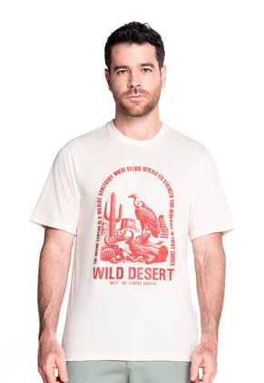 Camiseta Manga Corta Estampada