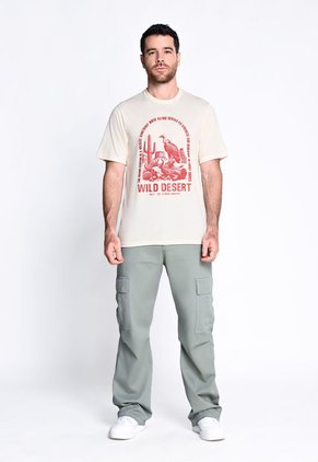 Camiseta Manga Corta Estampada