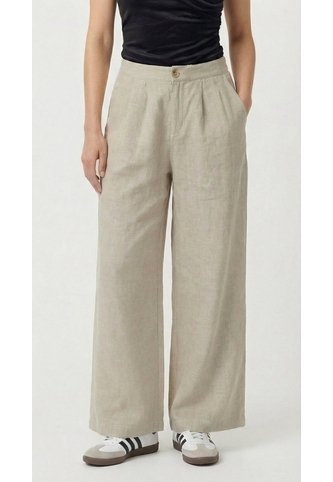 Pantalón Largo Semilla En Lino Para Mujer Belife
