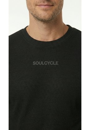 Camiseta Manga Corta Negra Oversize Para Hombre