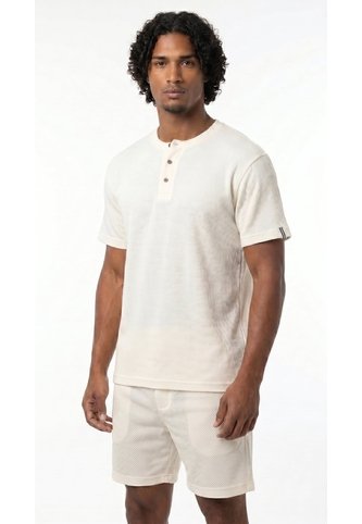 Camiseta Ivory Manga Corta Cuello Nerú Para Hombre Belife