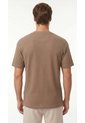 Camiseta Café Manga Corta Cuello Nerú Para Hombre de Belife