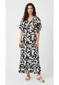 Vestido Largo Negro Con Boleros Para Mujer de Belife