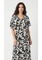 Vestido Largo Negro Con Boleros Para Mujer de Belife