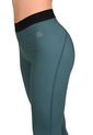 Legging Verde Con Cortes Y Elástico Para Mujer de Belife