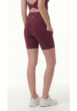 Ciclista Deportivo Burgundy Para Mujer