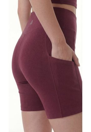 Ciclista Deportivo Burgundy Para Mujer