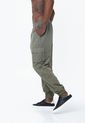Pantalón Verde Con Bolsillos Laterales Para Hombre Belife de Belife
