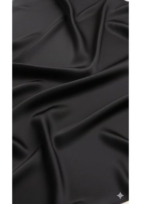 Falda En Satín Negra Para Mujer