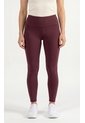 Leggings Burgundy Para Mujer Con Control De Abdomen de Belife