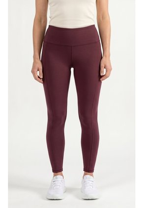 Leggings Burgundy Para Mujer Con Control De Abdomen