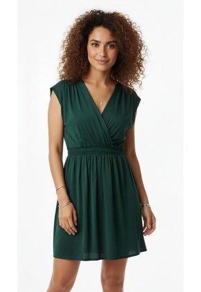 Vestido Corto Verde Para Mujer