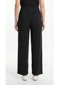 Pantalón Negro Plisado Para Mujer de Belife