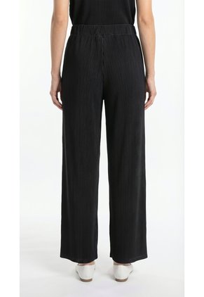 Pantalón Negro Plisado Para Mujer