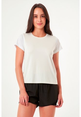 Camiseta Deportiva Manga Corta Ivory  Para Mujer Belife