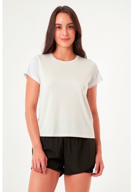 Camiseta Deportiva Manga Corta Ivory  Para Mujer