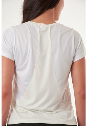 Camiseta Deportiva Manga Corta Ivory Para Mujer