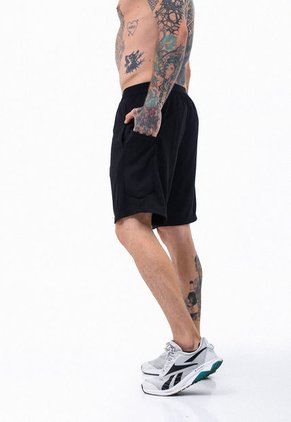 Pantaloneta Deportiva Negra Con Cotilla Para Hombre Belife