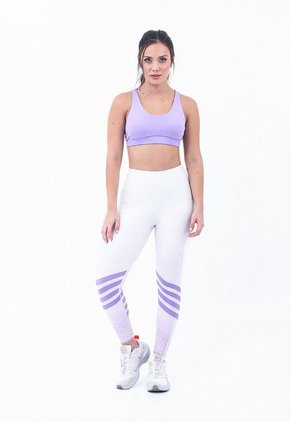 Top Deportivo Morado Lavanda Con Cargaderas Cruzadas Para Mujer Belife
