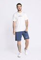 Bermuda Teñida Azul Para Hombre En Poliéster de Belife