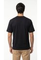 Camiseta Negra Manga Corta Para Hombre de Belife