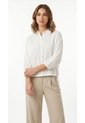 Camisa Ivory Manga 3/4 Para Mujer de Belife