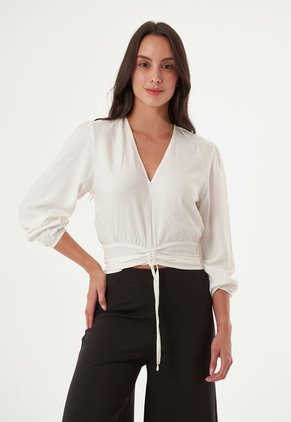 Blusa Manga Larga Para Mujer