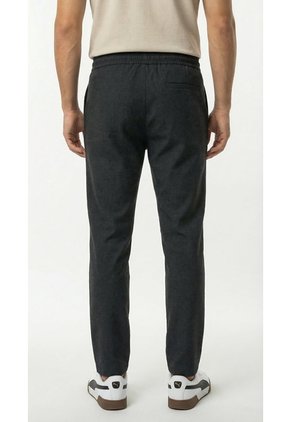 Pantalón Negro Jaspeado Para Hombre
