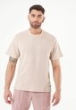 Camiseta Oversize Manga Corta Arena Para Hombre de Belife