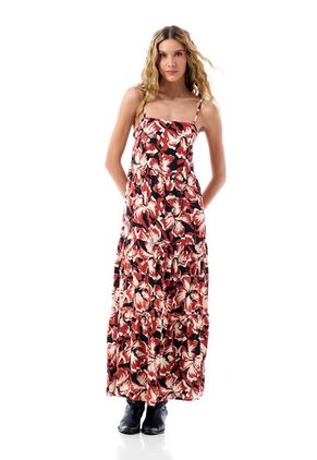 Vestido Largo De Cargaderas